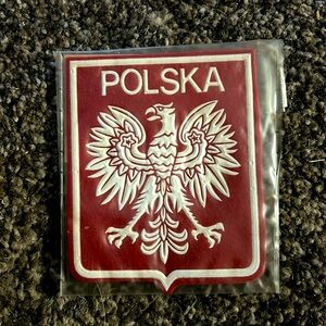 VINTAGE Polish Eagle 🇵🇱 cloth patch from Poland 1970s